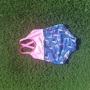 Little girls sailboat swimsuit
